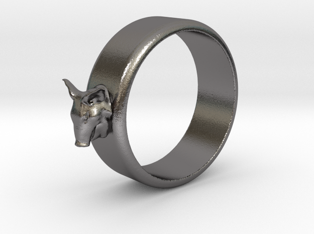 houdini_pig_test_ring in Processed Stainless Steel 17-4PH (BJT)