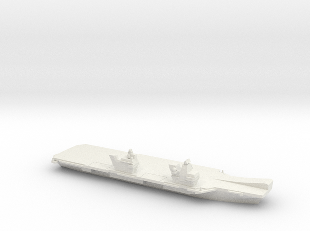 Queen Elizabeth-class aircraft carrier, 1/700 in White Natural Versatile Plastic