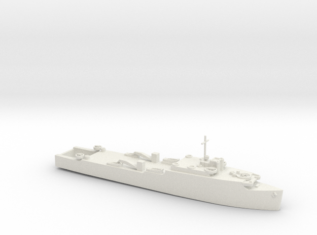 1/1250 Scale USS Thomaston LSD-28 in White Natural Versatile Plastic