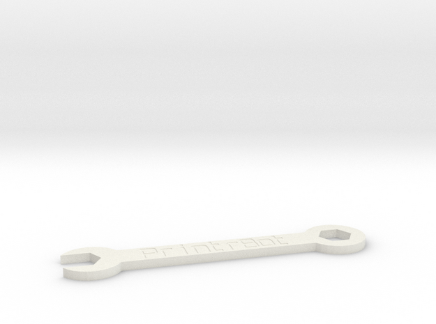 Customizable Wrench Set
 in White Natural Versatile Plastic