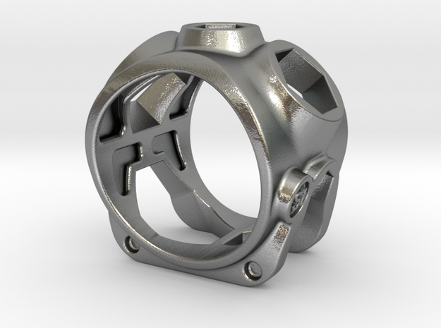 1086 ToolRing - size 11 (20,60 mm) in Natural Silver