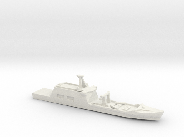 1/1800 Scale HNLMS Den Helder in White Natural Versatile Plastic