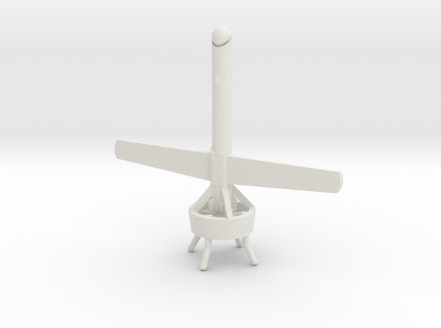 1/12 Scale MQ-35 V-BAT Drone in White Natural Versatile Plastic