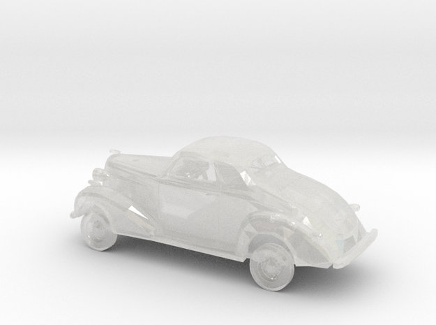 1/87 1936 Buick Coupe Kit in Clear Ultra Fine Detail Plastic