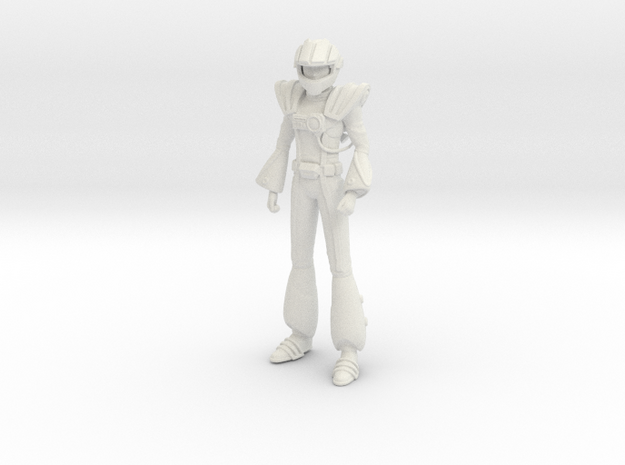 DYRL Hikaru Pilot Standing in White Natural Versatile Plastic: 1:72