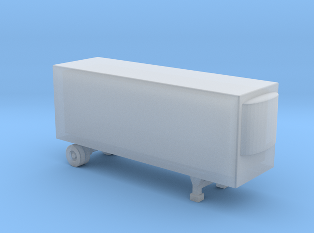 28 Foot Refrigerated Trailer - Z scale in Tan Fine Detail Plastic
