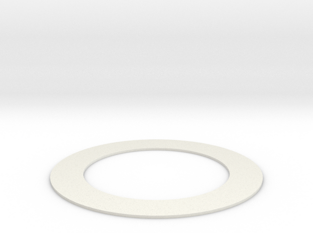 10.RING COVER -C in White Natural Versatile Plastic