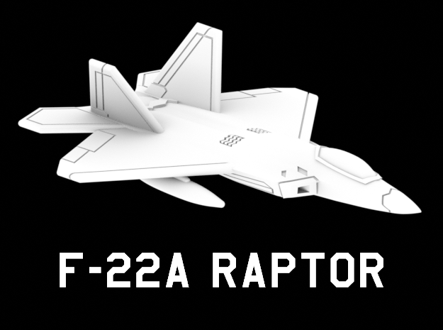 1:400 F-22A (Gear Up, Drop Tanks)