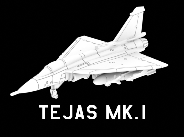 Tejas Mk.1 (Loaded) in White Natural Versatile Plastic: 1:220 - Z
