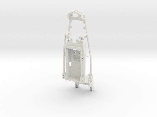 045028-01 SuperFly Main Chassis in White Natural Versatile Plastic