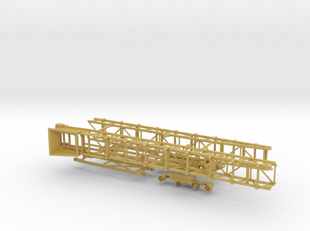 1/87th Radial Conveyor for quarries and gravel  in Tan Fine Detail Plastic