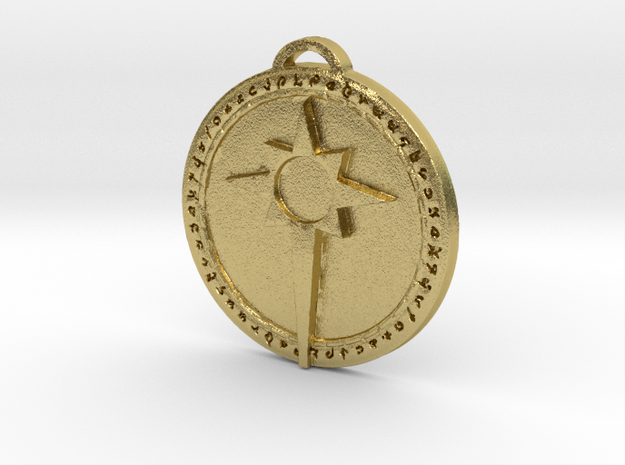 Argent Crusade Faction Medallion in Natural Brass