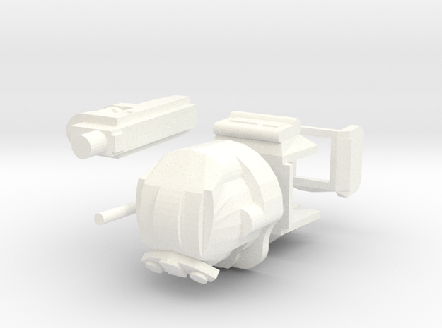 Space Trooper Armor set in White Processed Versatile Plastic
