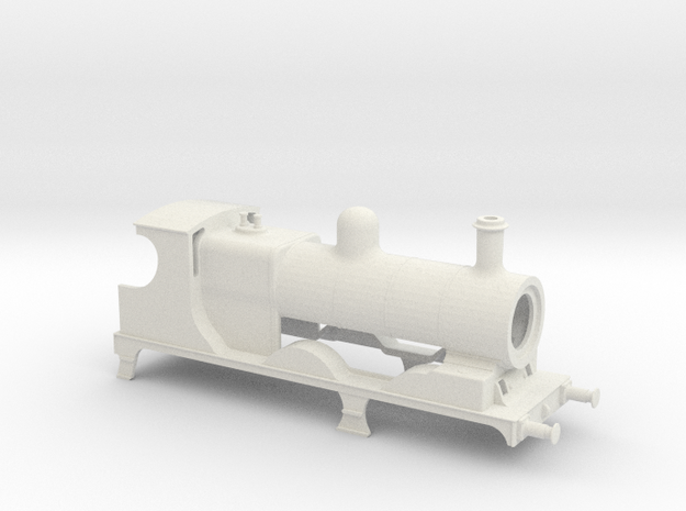 OO L&YR Class 28 in White Natural Versatile Plastic