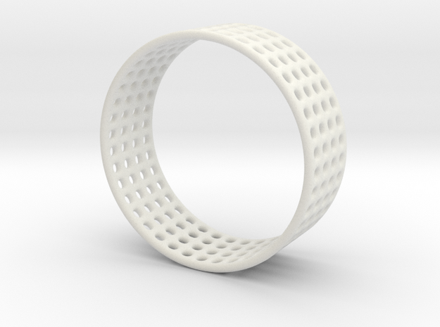 Porous ring in White Natural Versatile Plastic