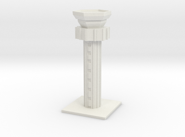 1:400 Manilla Ninoy Aquino Airport tower in White Natural Versatile Plastic