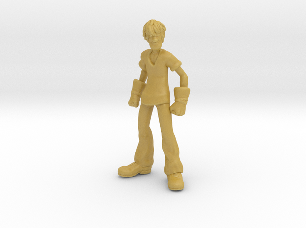 Shaggy Ultra Instinct miniature model games dnd wh in Tan Fine Detail Plastic