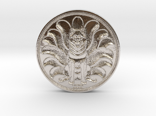 十三尾の柴犬 - 13 Tailed Shiba Inu Real Coin in Platinum