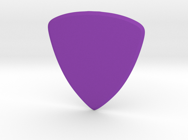 Guitar Pick in Purple Processed Versatile Plastic