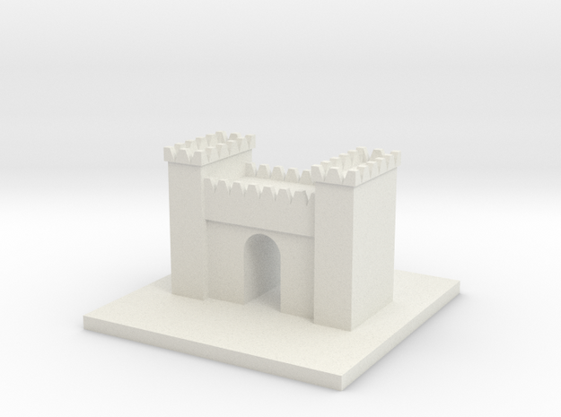 Cool Arch in White Natural Versatile Plastic