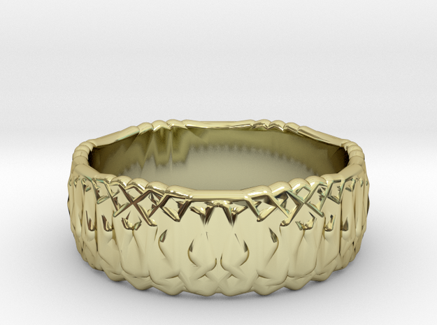 Ouroboros 36 Ring, Size 9.25 in 18K Yellow Gold