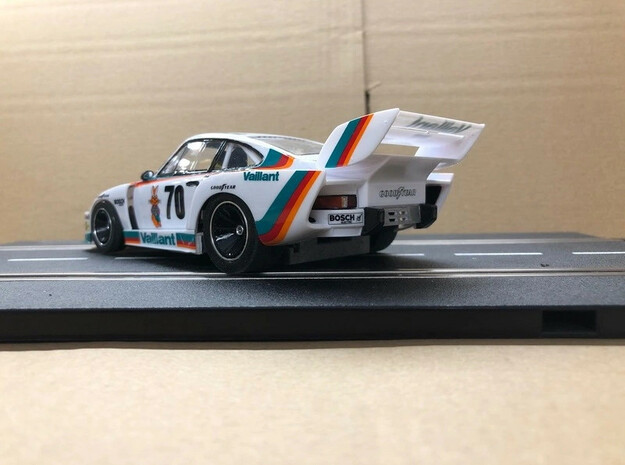 Chassis for Carrera D124 Porsche 935 K2 in Gray PA12