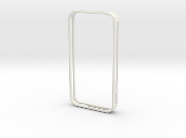 iphone4 bumper MG03 in White Natural Versatile Plastic