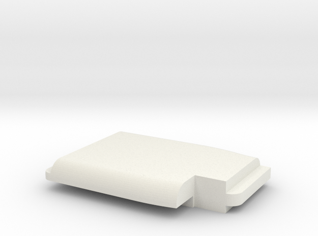 WAX3 Compatible Peeler Handle Part 2 of 2 in White Natural Versatile Plastic