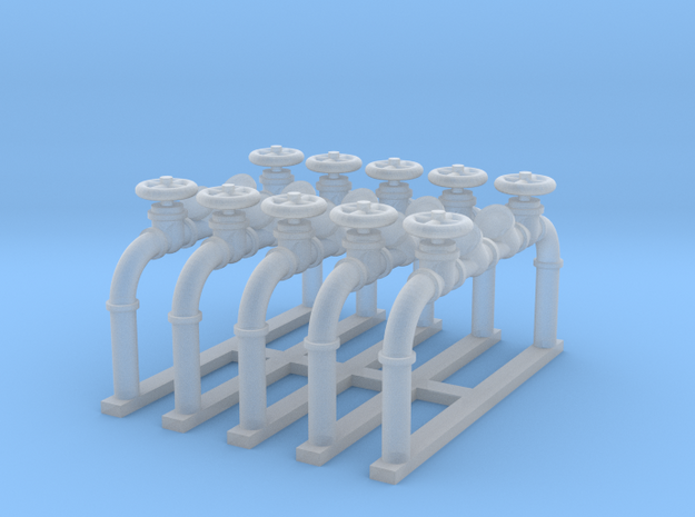 Pipes 1 - Zscale in Smooth Fine Detail Plastic