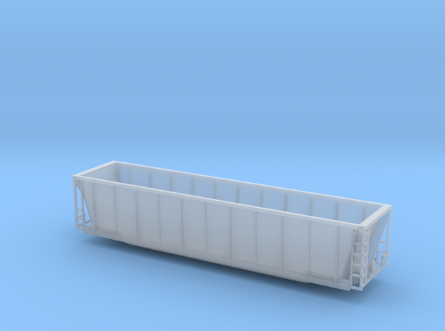 Z scale Coalveyor (tm) bathtub gondola in Tan Fine Detail Plastic