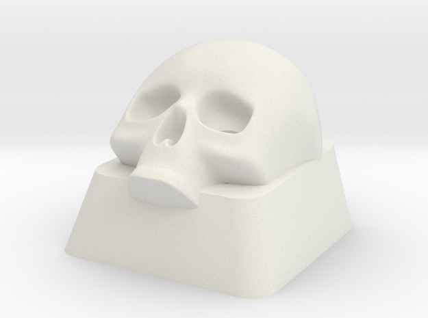 Key Lower Skull in White Natural Versatile Plastic