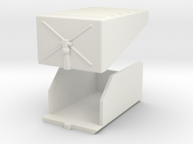 Battery-box-assy in White Natural Versatile Plastic