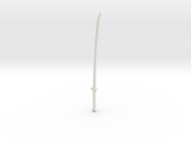 Anime Sword Smaller 1 in White Natural Versatile Plastic