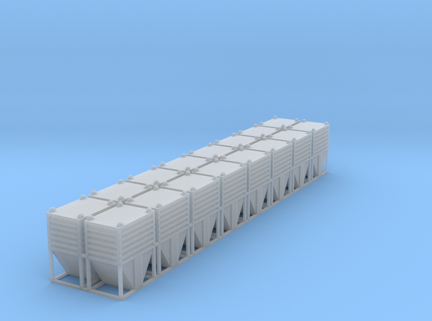 Dolomite Container Set - Z Scale in Tan Fine Detail Plastic