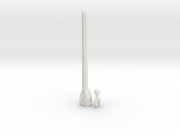 Sunlink - 3mm: Sword in White Natural Versatile Plastic
