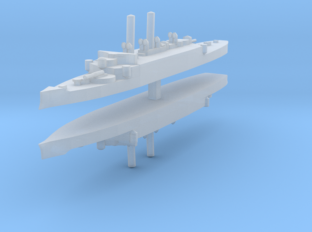 USS Atlanta (1884) 1:2400 x2 in Tan Fine Detail Plastic