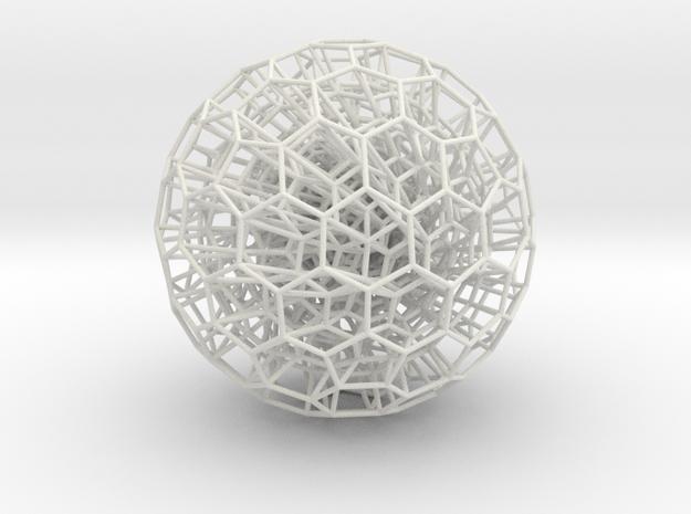 nestedSpheres in White Natural Versatile Plastic