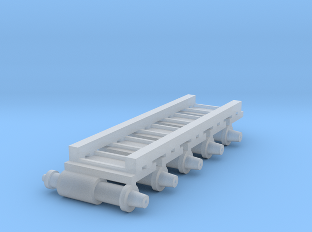 Air Brake (x5) for HOn3/30 Freight stock in Tan Fine Detail Plastic