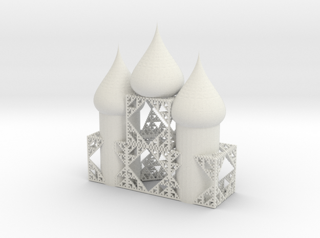 betaholey cathedral 3stacked in White Natural Versatile Plastic