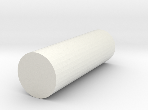 rod poly 8x8x25 in White Natural Versatile Plastic