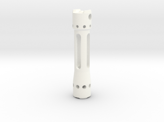 Tritium Keychain Flashlight in White Processed Versatile Plastic