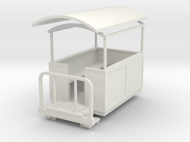 Sn2 short semi-open coach  in White Natural Versatile Plastic