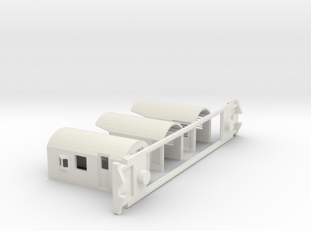 AG Southerner, NZ, (S Scale, 1:64) in White Natural Versatile Plastic