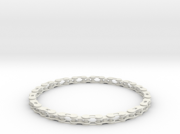 bike chain necklace in White Natural Versatile Plastic
