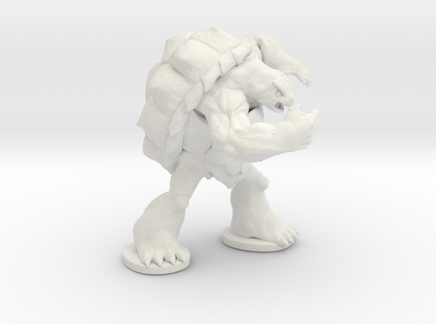 Angry Snapper in White Natural Versatile Plastic