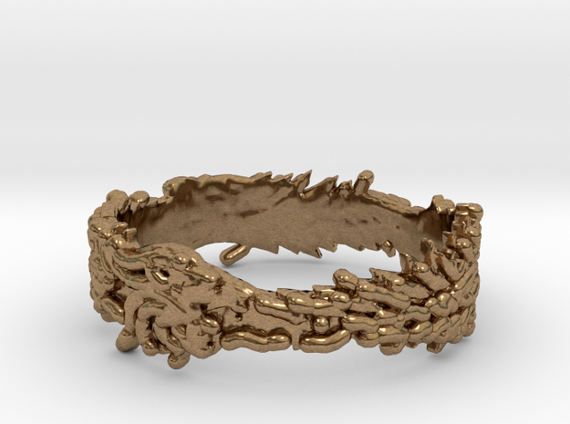 OuroBoros Ring Size 11.25 in Natural Brass