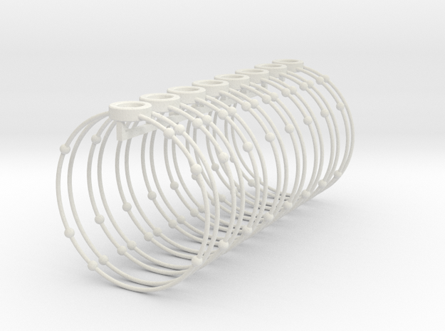 Oxygen Napkin Ring in White Natural Versatile Plastic