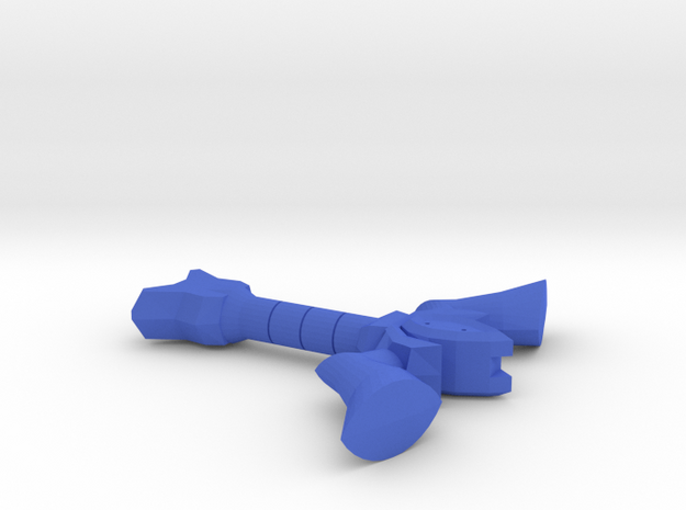 The Master Sword Handle in Blue Processed Versatile Plastic