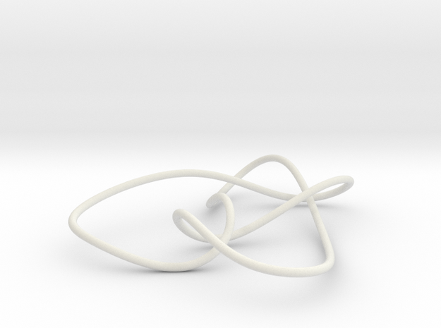 knot 5 2 100mm in White Natural Versatile Plastic