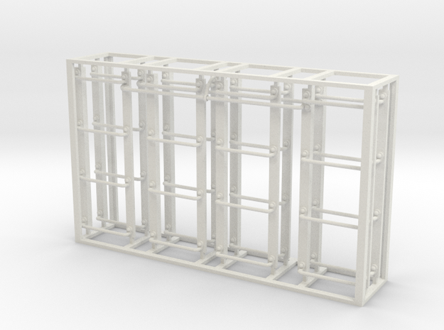 Modern boxcar ladder set in White Natural Versatile Plastic